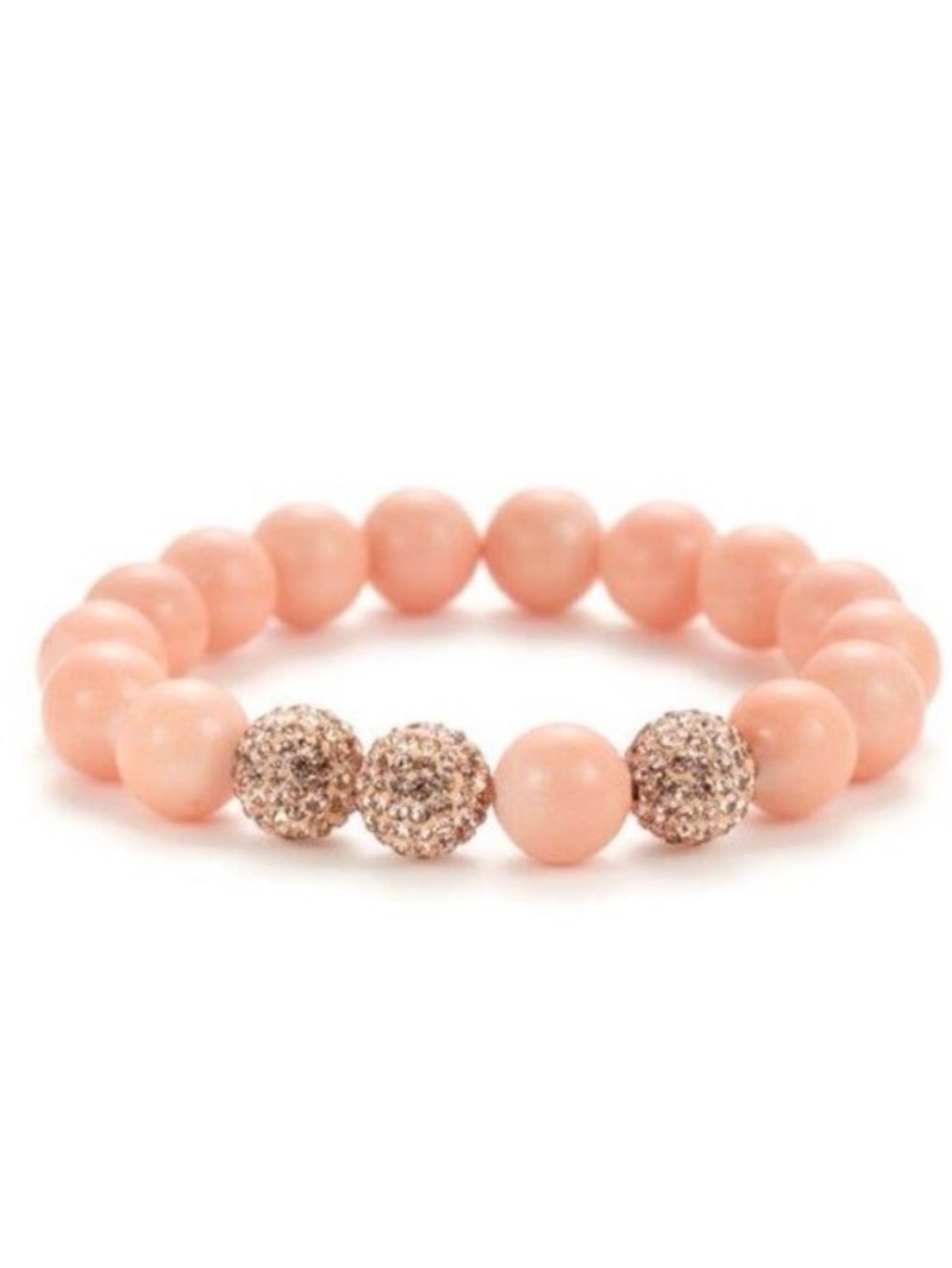 Very Me Beaded Stretch Bracelet with Crystal Pavé Accents